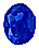 Oval Blue Topaz