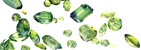 Examples of Faceted peridot Gems