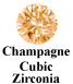 Champagne Cubic Zirconia Example
