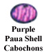 Purple Paua Shell Cabochon Example