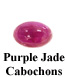 Purple Jade Cabochon Example
