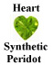Example of Heart Shape Faceted Peridot