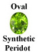 Example of Oval  Faceted Peridot