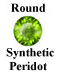 Example of Round Faceted Peridot