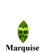 Example of Marquise Cut Faceted Peridot